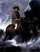 Paul Delaroche Bonaparte Crossing the Alps painting